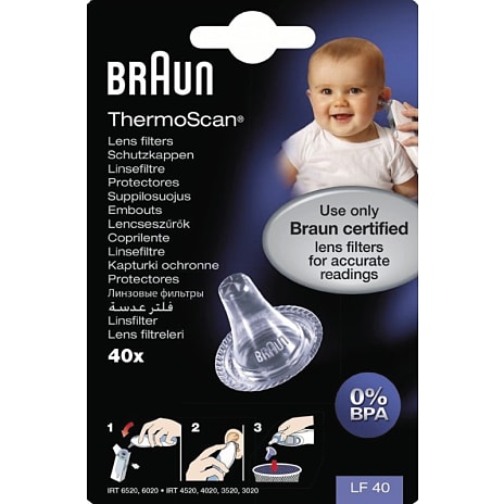 Braun Thermoscan linsefilter 40-stk