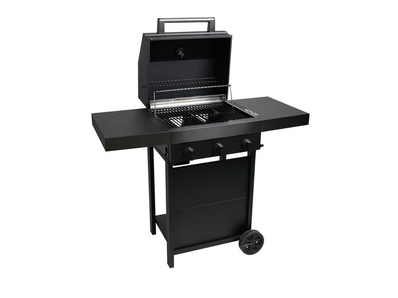STRUCT Gasgrill Mustang 3B Mobiler Gasgrill mit 3 Brennern für Garten, Terrasse oder Balkon