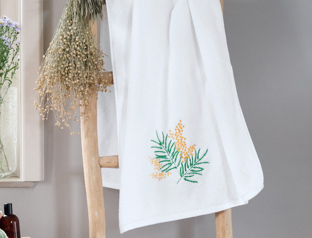 Linge de bain brodé-Mandelieu