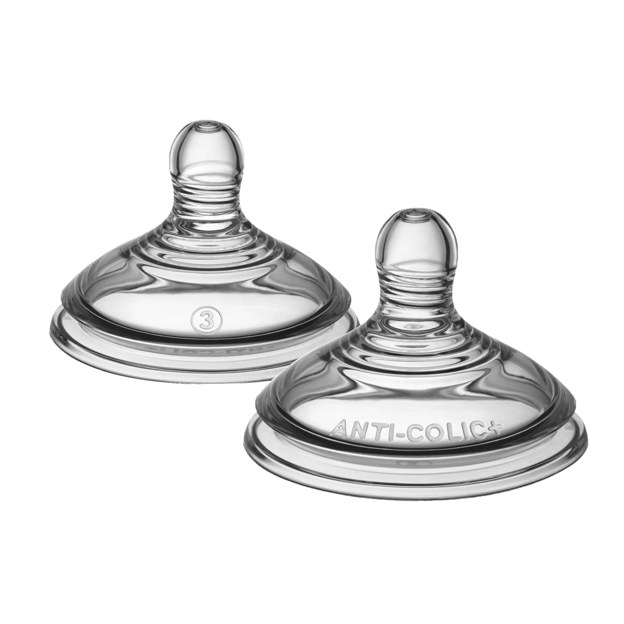Tommee Tippee Tétine Paquet de 2 Anti-colique Avancée Débit Rapide 6mois+