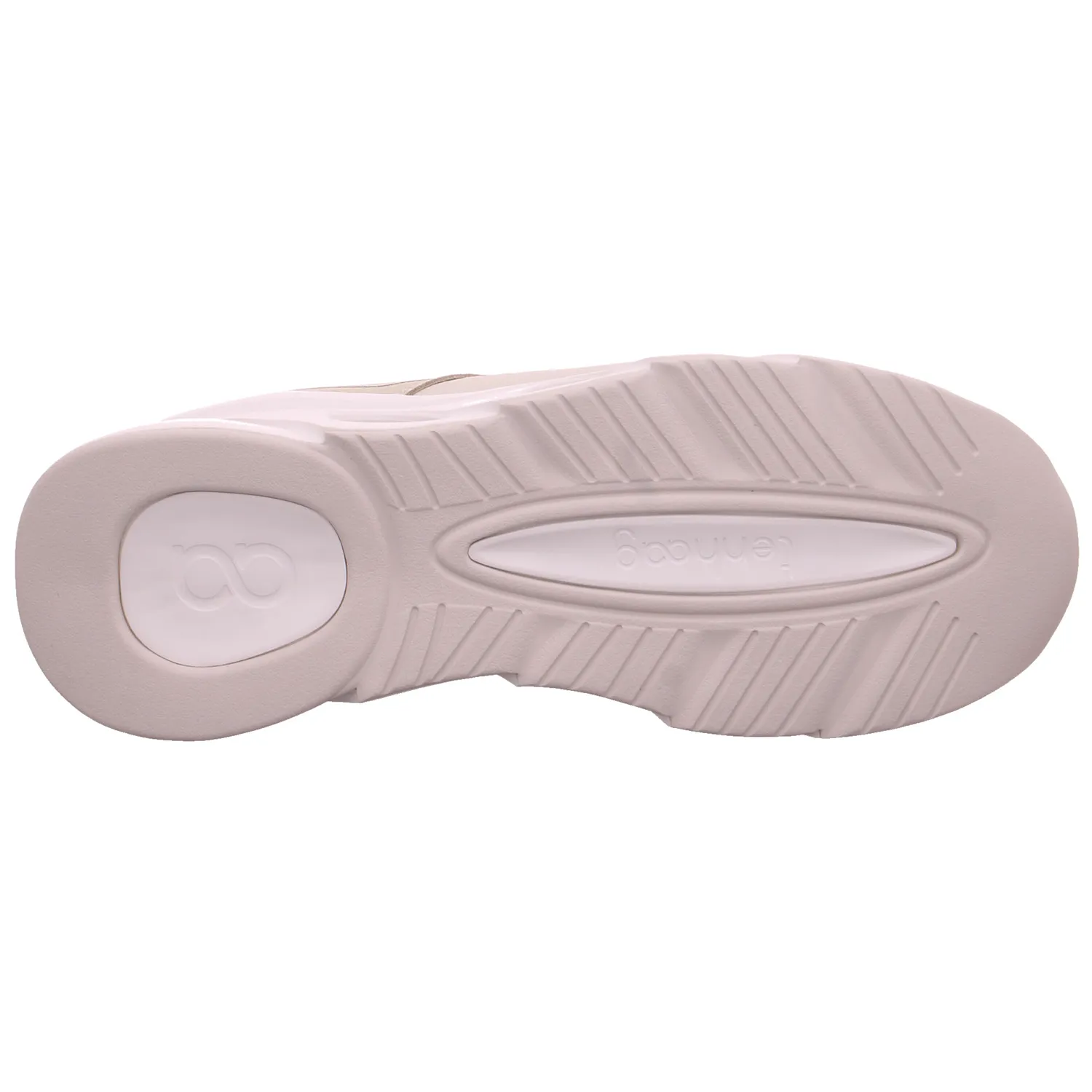 TENHAAG Sneaker Beige Recycelte Materialien