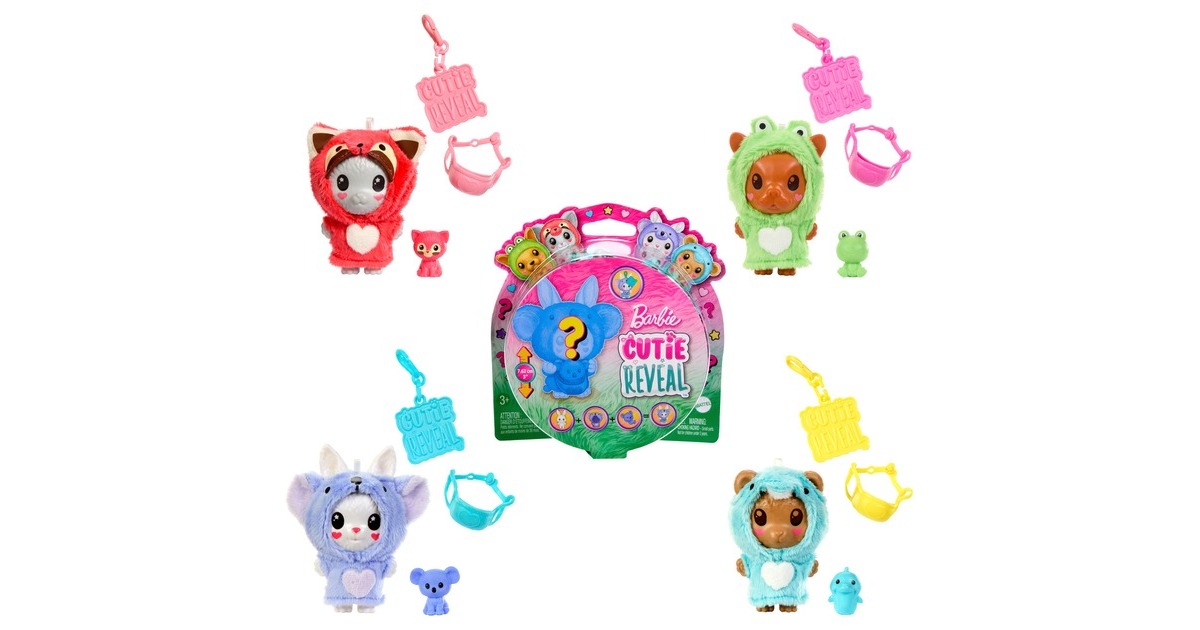 BarbieCutie Reveal Pets - Costume Cuties Pop  (Assortiment product)