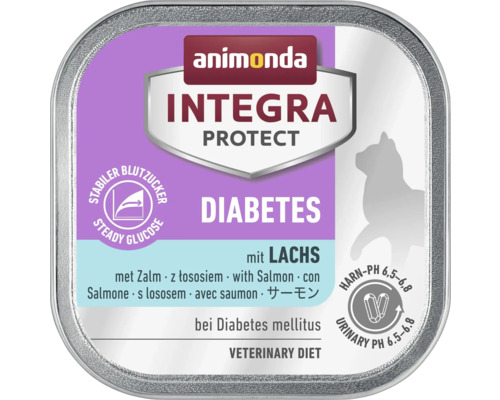 Animonda Protect Diabetes natvoer voor katten met zalm, 100 g