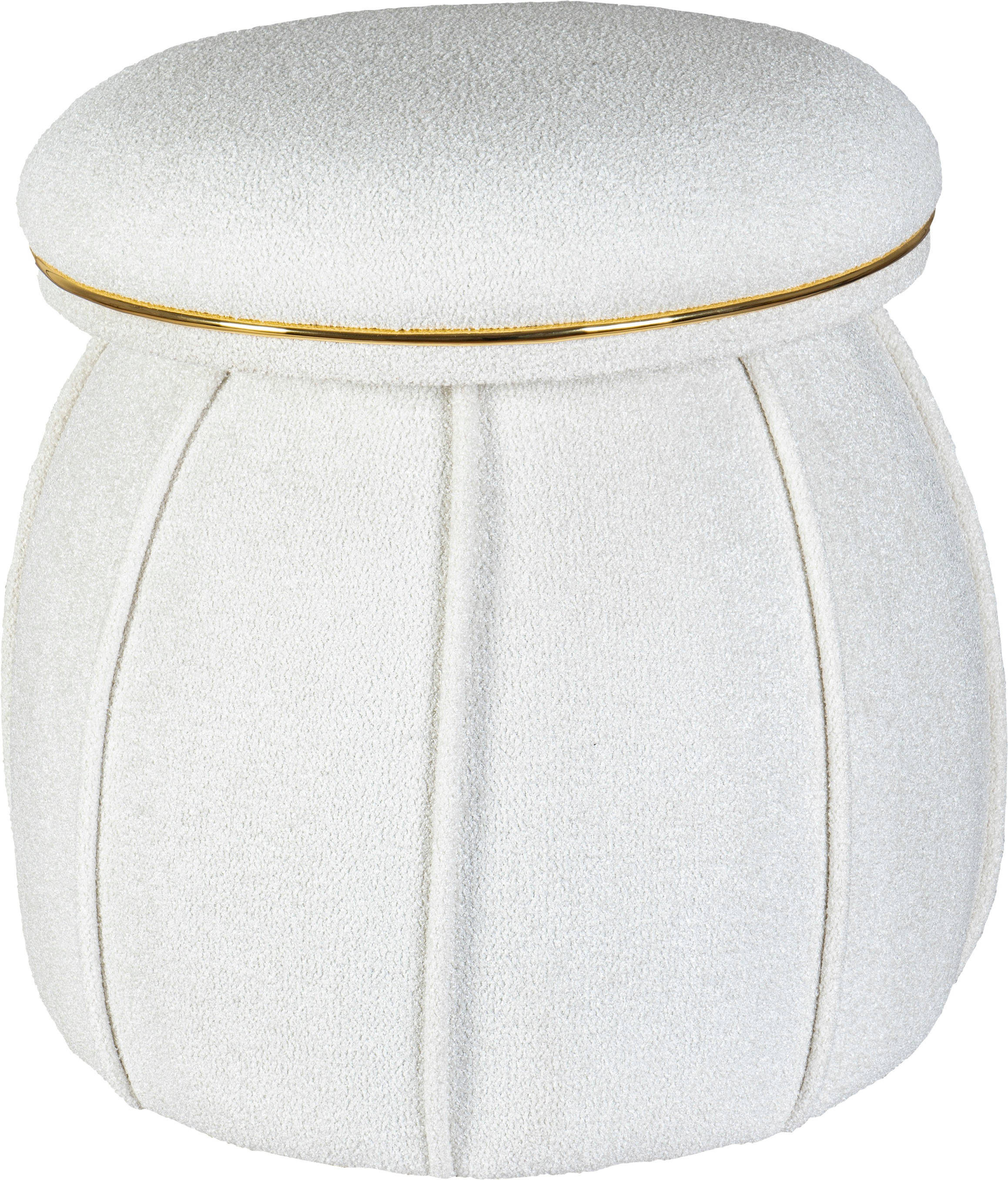 Kayoom Sitzhocker »Hocker Corin,extravagante Form,stilvolle Farben,elegant gesteppter Fuss« 1 Stk. tlg. komfortabel, hochqualitativ, pflegeleicht, sorgfältig verarbeitet