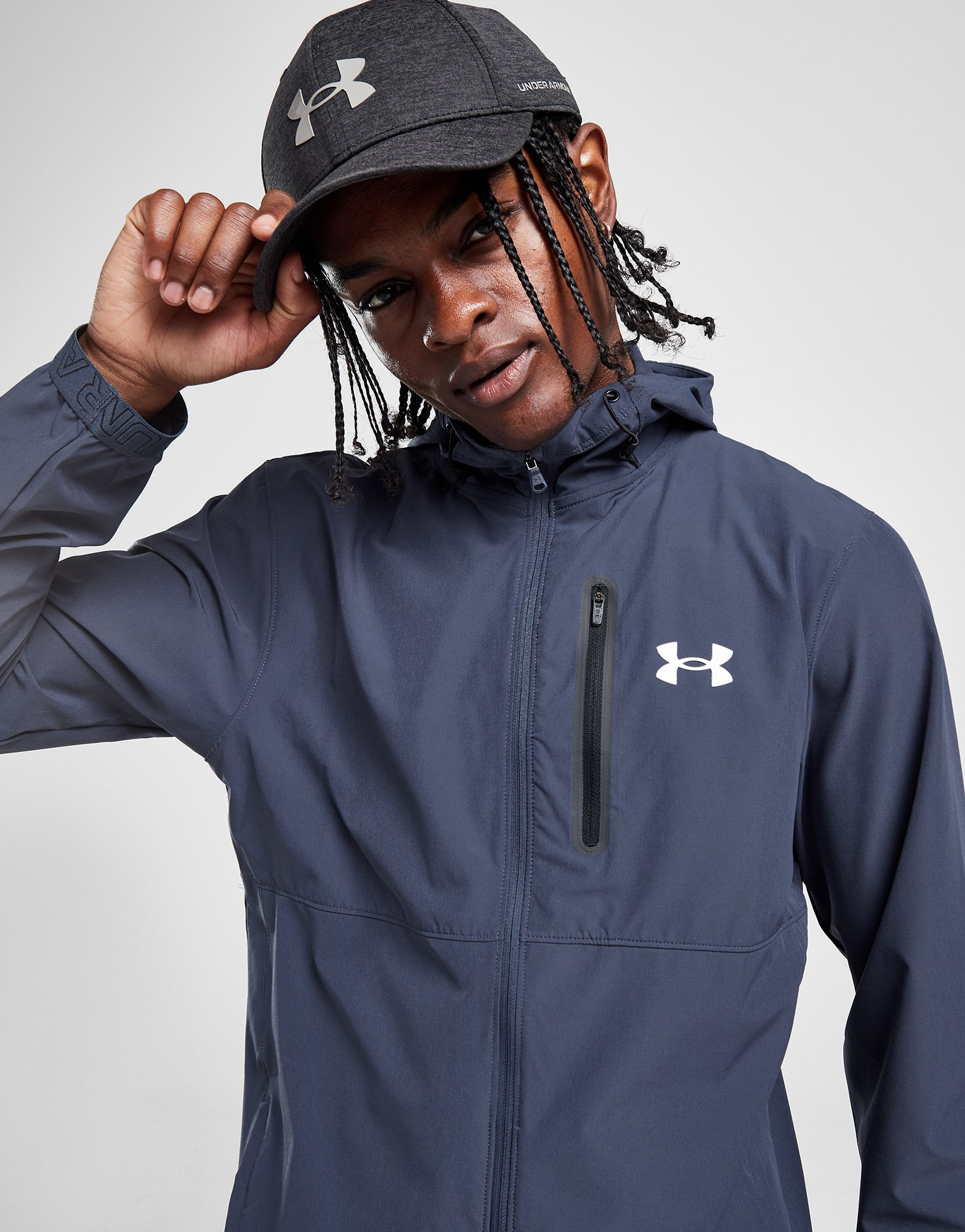 Under Armour Sweat à capuche Vanish Woven Zippé Homme