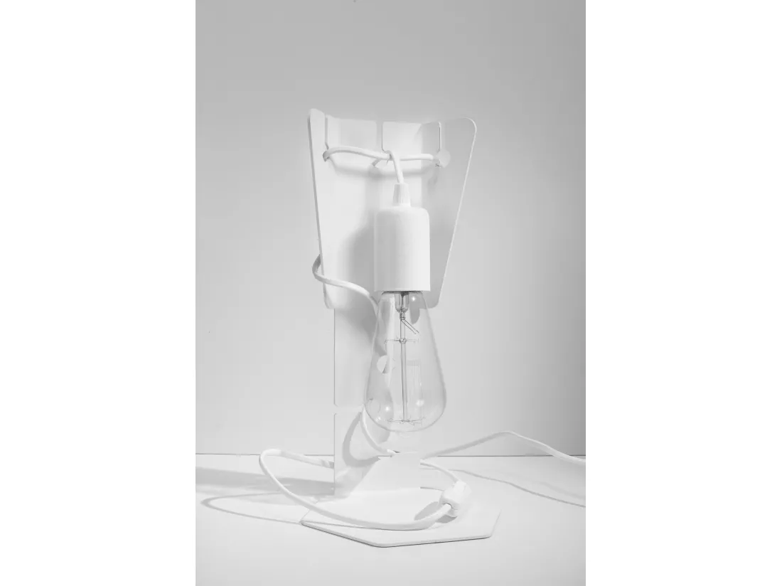 Sollux ARBY Lampe à poser design blanche E27