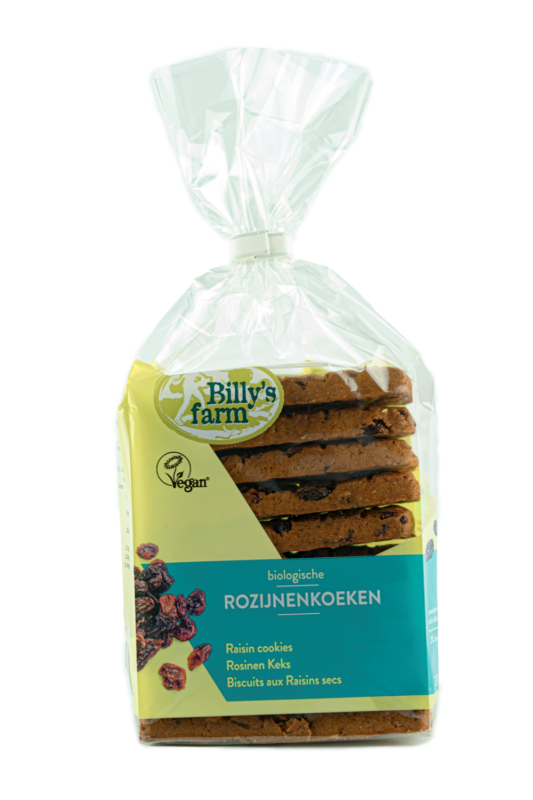 Billy's Farm Rozijnenkoeken 230g