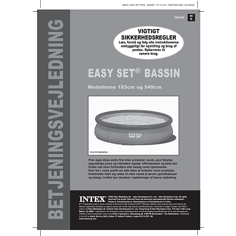 Intex easy poolsæt - 5641 liter