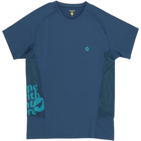 T-shirt LAGOPED TEETREK BLEU SARCELLE