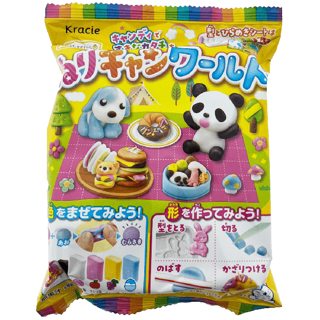 Kracie Nerican World DIY 42g (Panda & Hond Figuren)