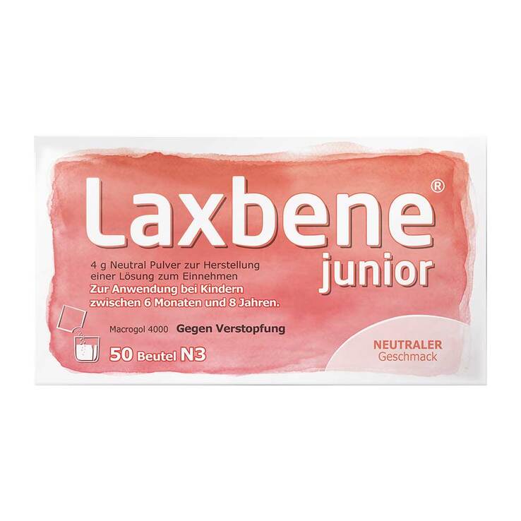Laxbene® junior 4 g Neutral Kinder 6M.-8J., 50X4 g