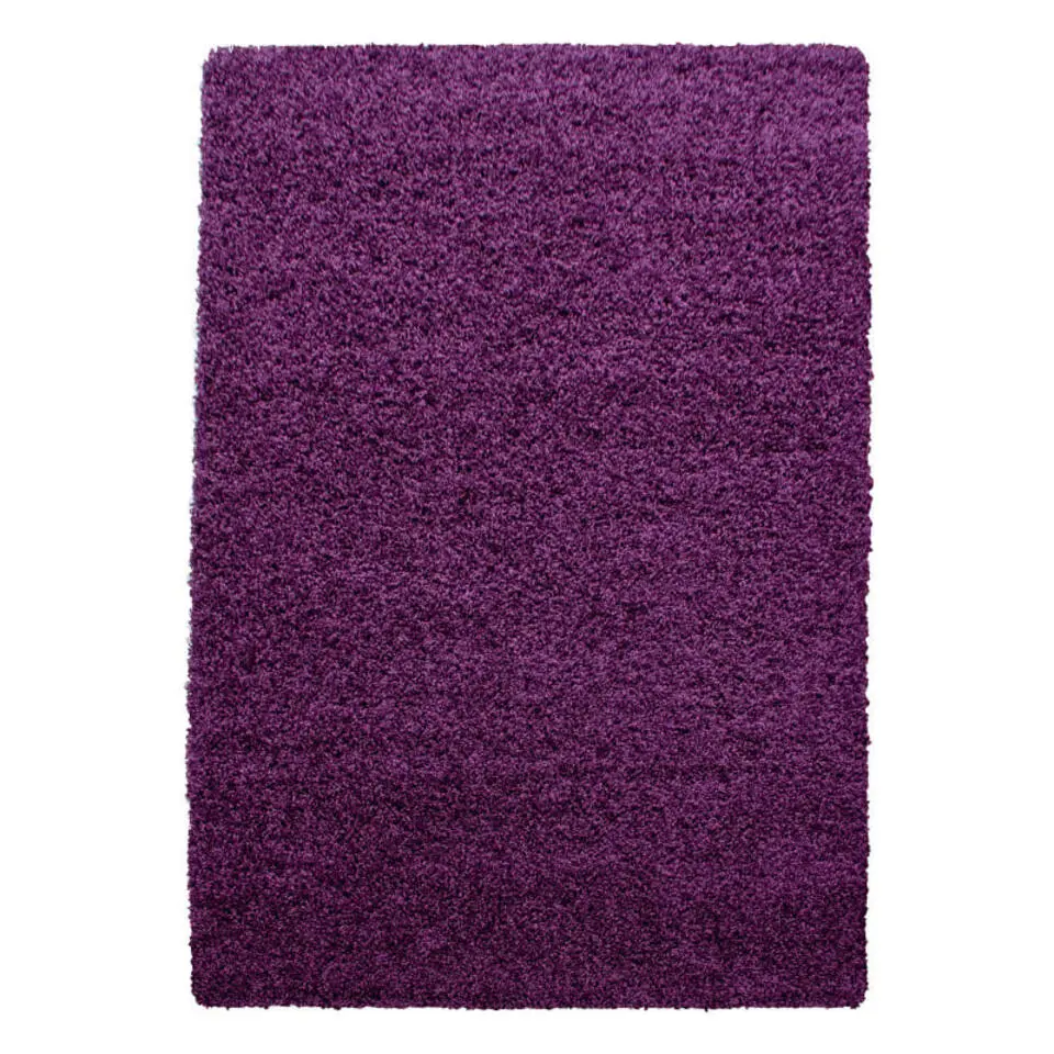 Basic Shaggy vloerkleed Paars Hoogpolig - 120x170 CM