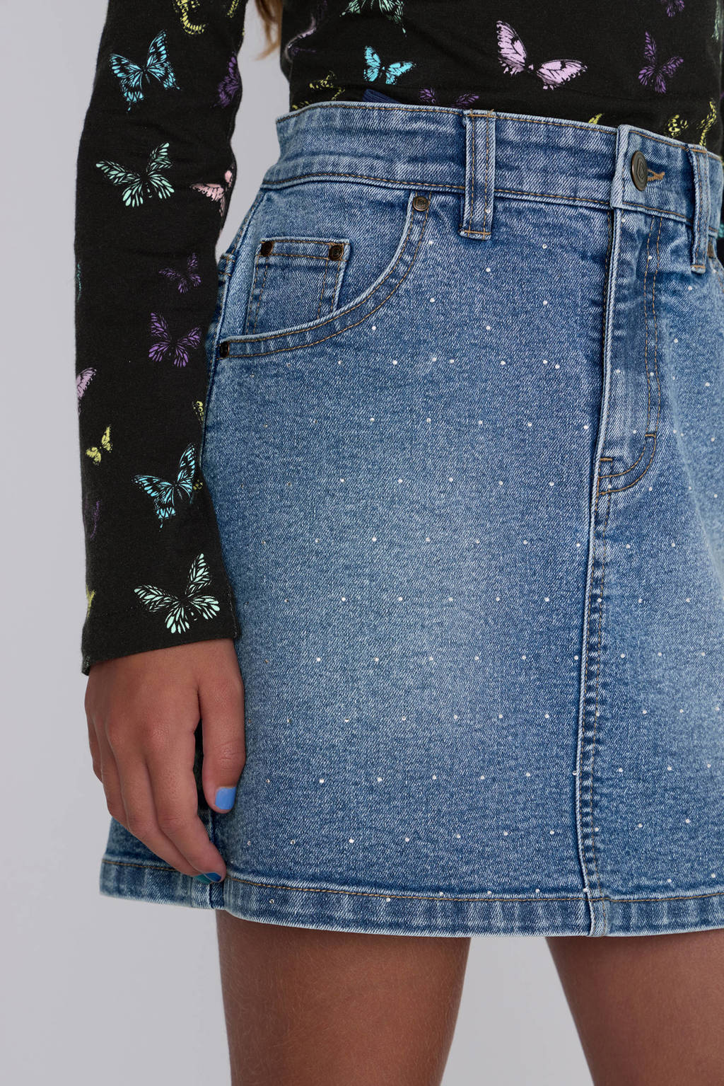 Coolcat Diamond Jeans Rok Dahlia