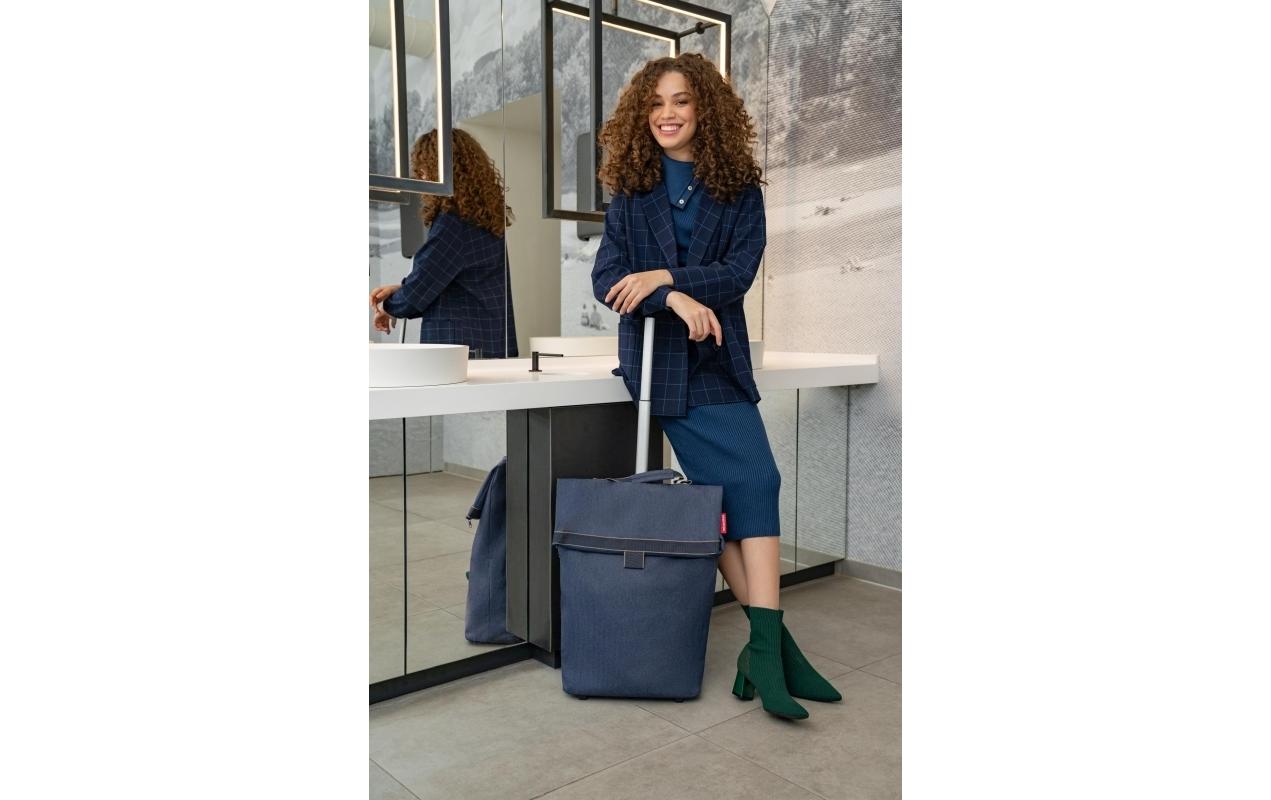 Einkaufstrolley M Herringbone Dark BlueEinkaufstasche