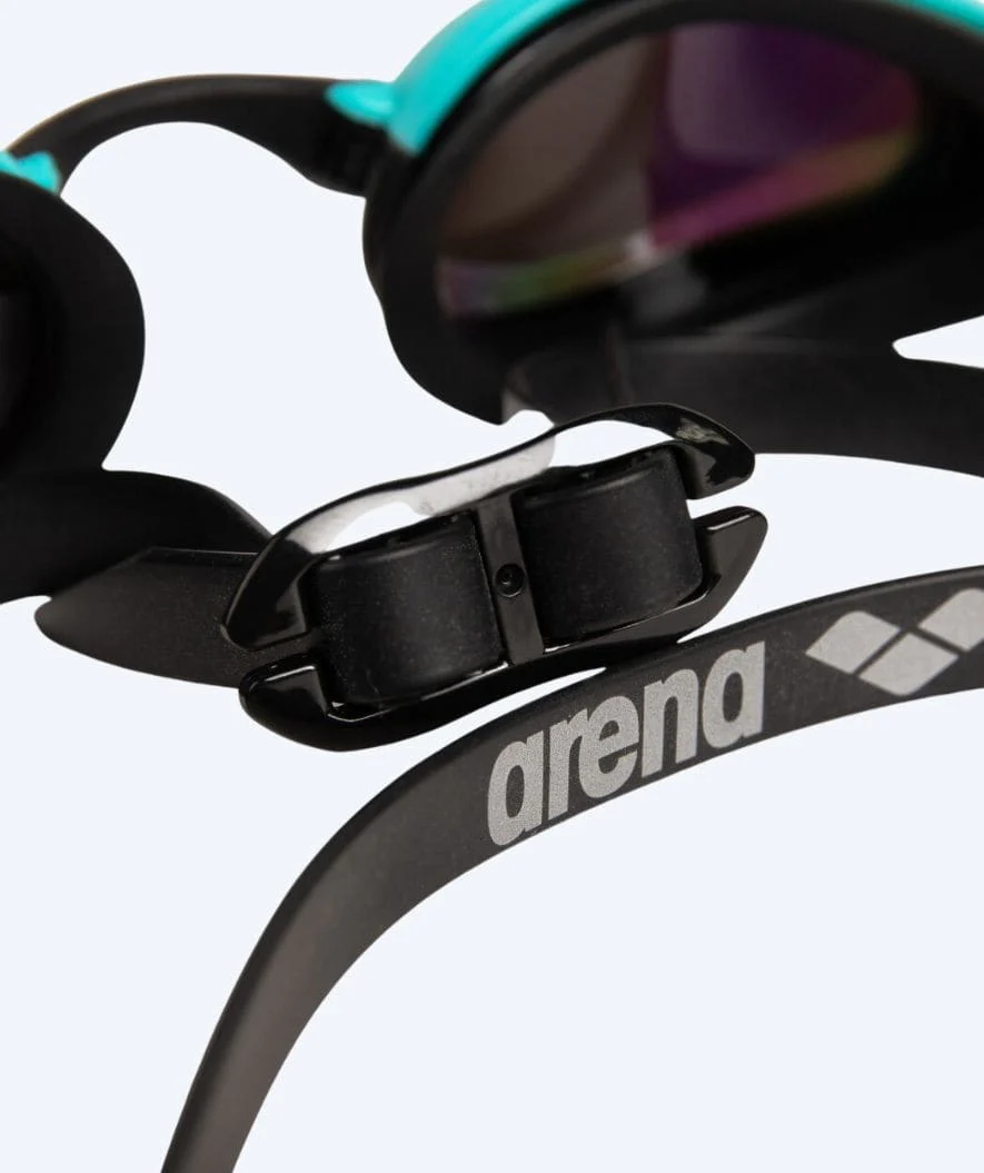 Arena Elite svømmebriller - Cobra Ultra SWIPE Mirror - Lyseblå/guld
