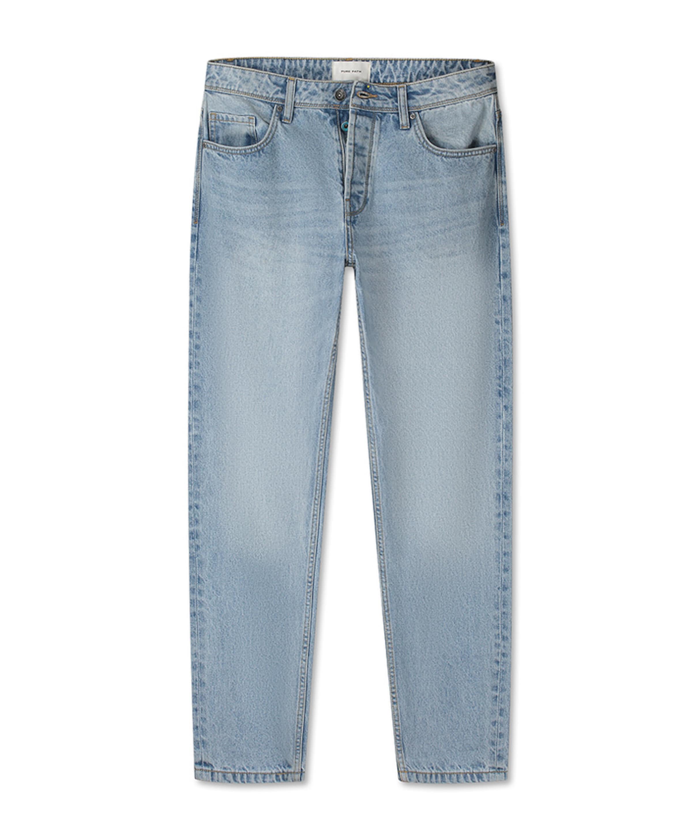 Pure Path The Aiden Loose Fit heren jeans blauw