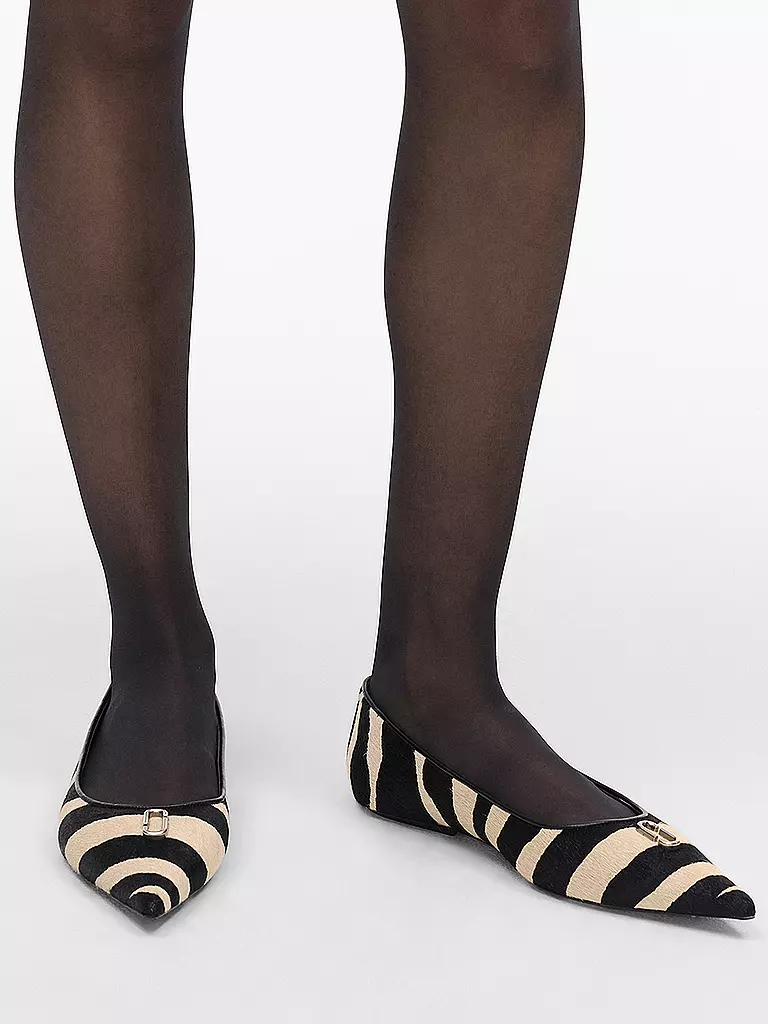 MARC JACOBS Ballerina THE POINTY TOE BALLERINA schwarz