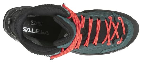 Chaussures de Randonnée Femme Salewa Mountain Trainer Mid Gore-Tex Bleu