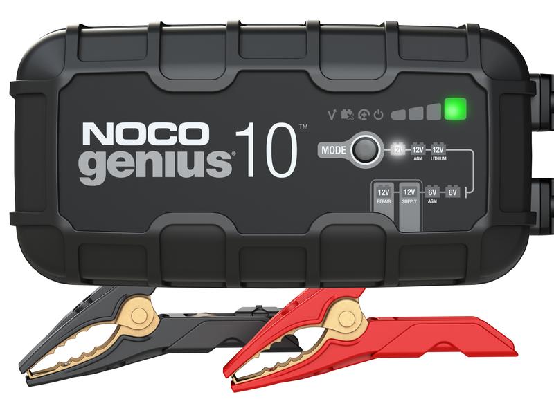 Noco Batterieladegerät GENIUS10EU 6-12 V, 10 A Ladegerät für 6 bis12 V Autobatterien