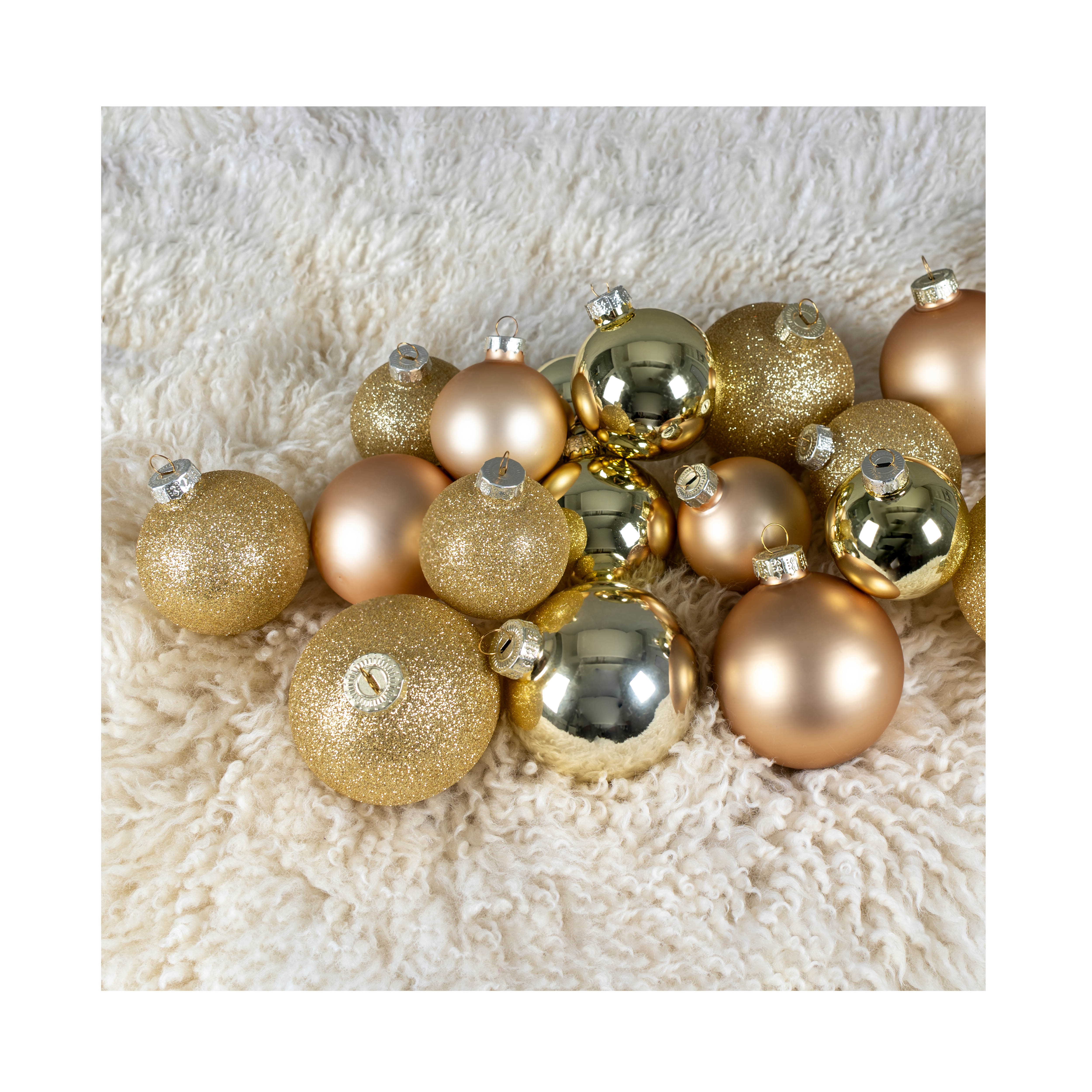 FS Star Weihnachtskugel 42er Set Gold