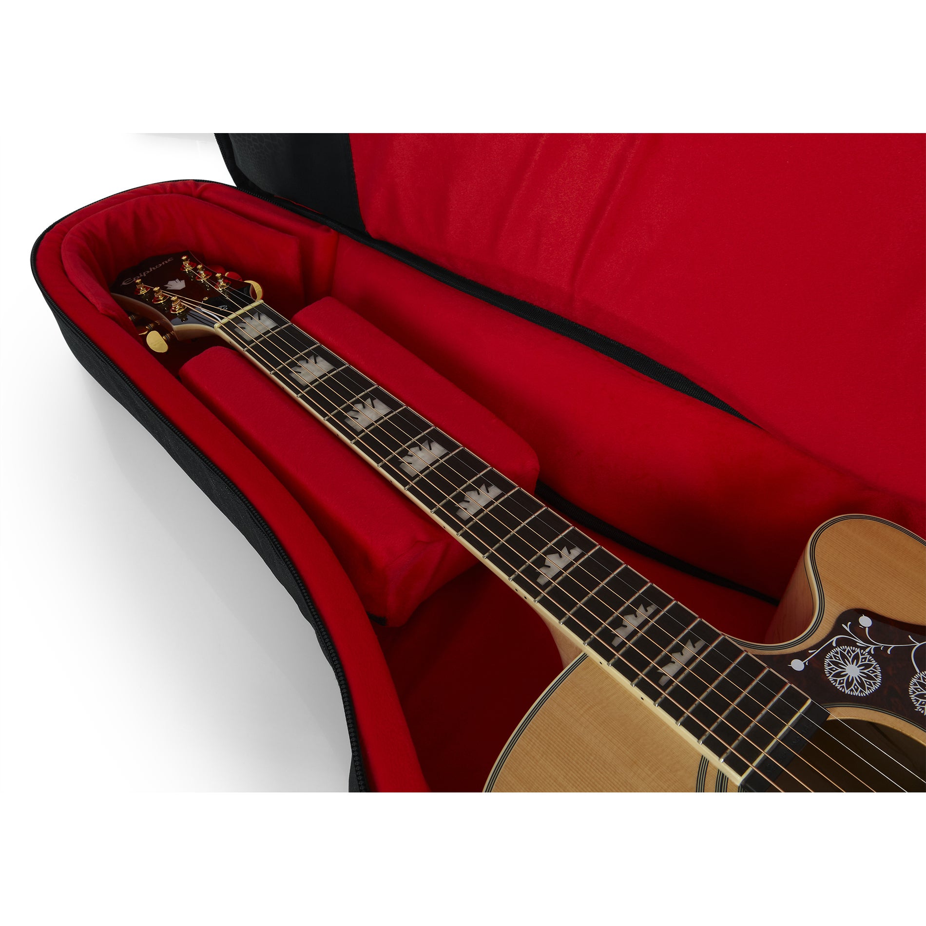 Gator Cases GT-JUMBO-BLK Black Transit Bag For Jumbo Acoustics gitaren