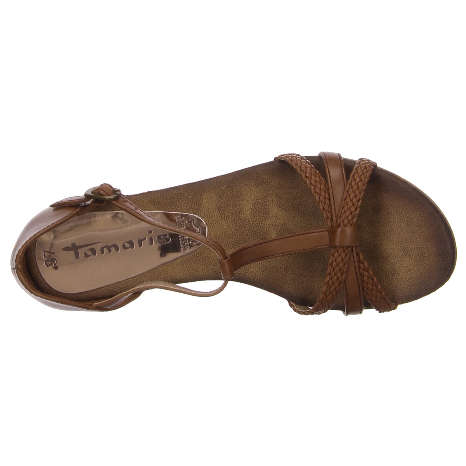 Tamaris Sandaletten Nut braun