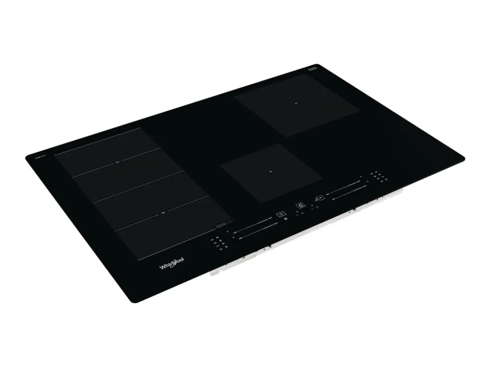 Whirlpool WF S0377 NE/IXL - Induktions kogeplade - 4 plader - Niche - bredde: 75 cm - dybde: 48 cm - sort