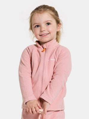 Didriksons Monte Fleecejakke, Soft Pink