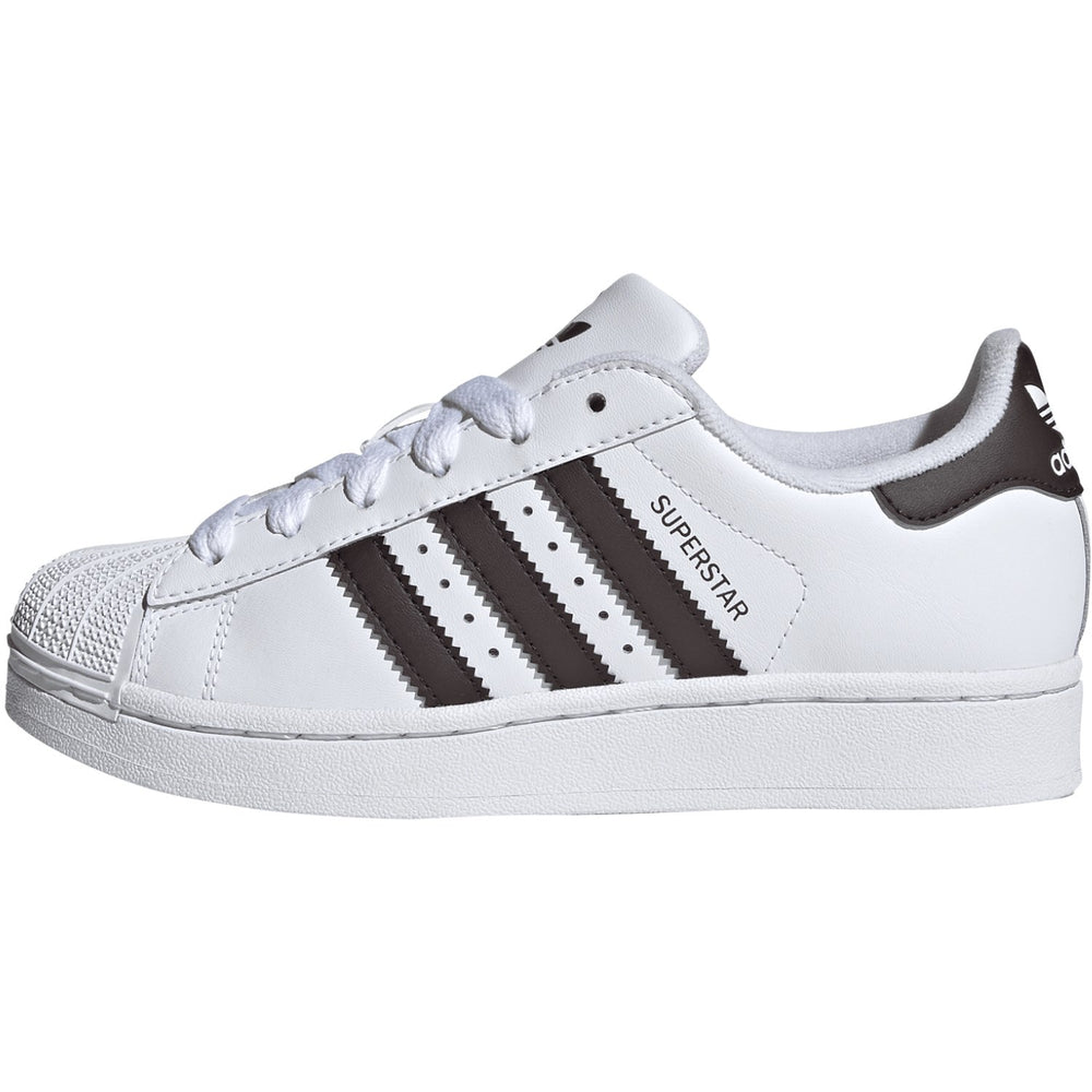 Køb adidas Originals Ftwr White/Aurora Coffee/Ftwr White Superstar Ii J Sneakers