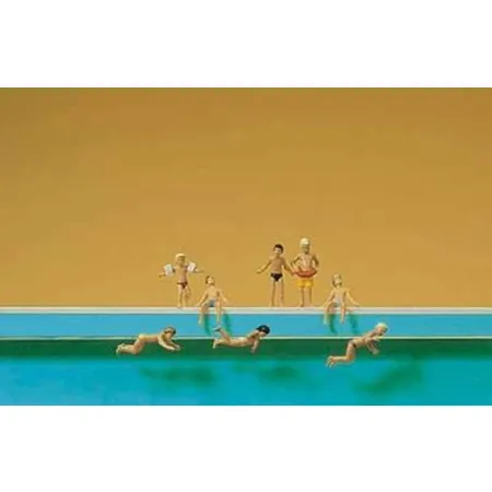 Preiser 79091 N Kinder im Schwimmbad