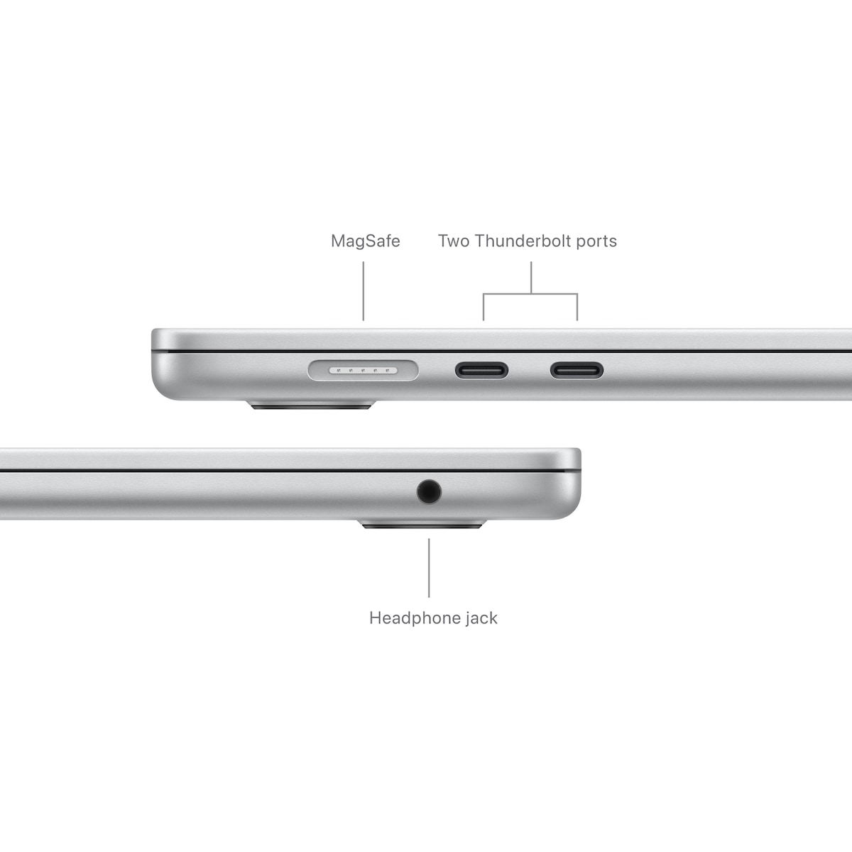 MacBook Air 15,3 M3 24/512GB (Sølv)