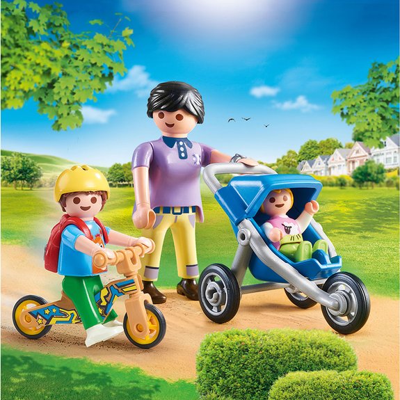 Maman avec enfants Playmobil City Life 70284