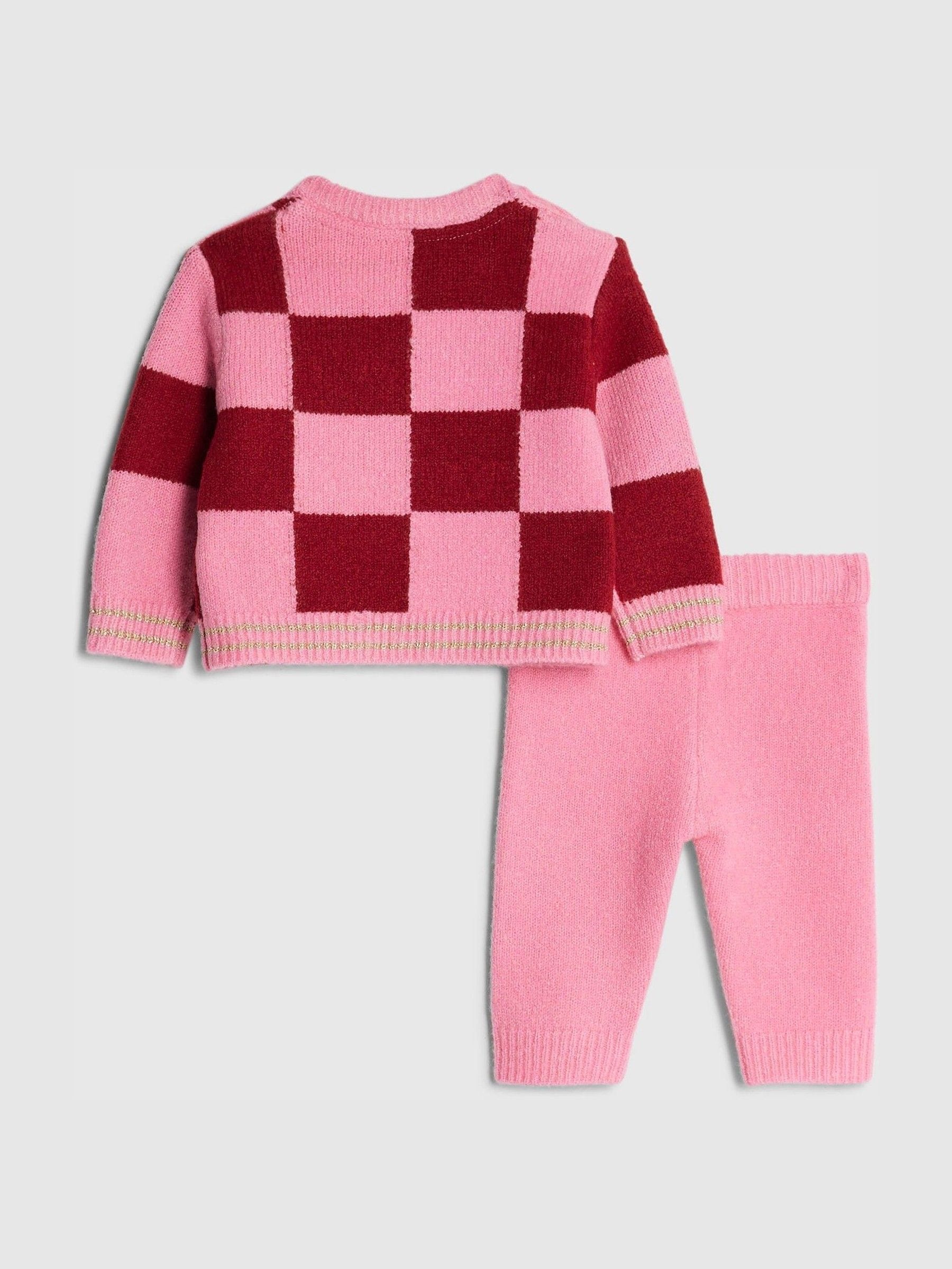 River Island Baby Girls Dear Santa Jumpers & Leggings Set