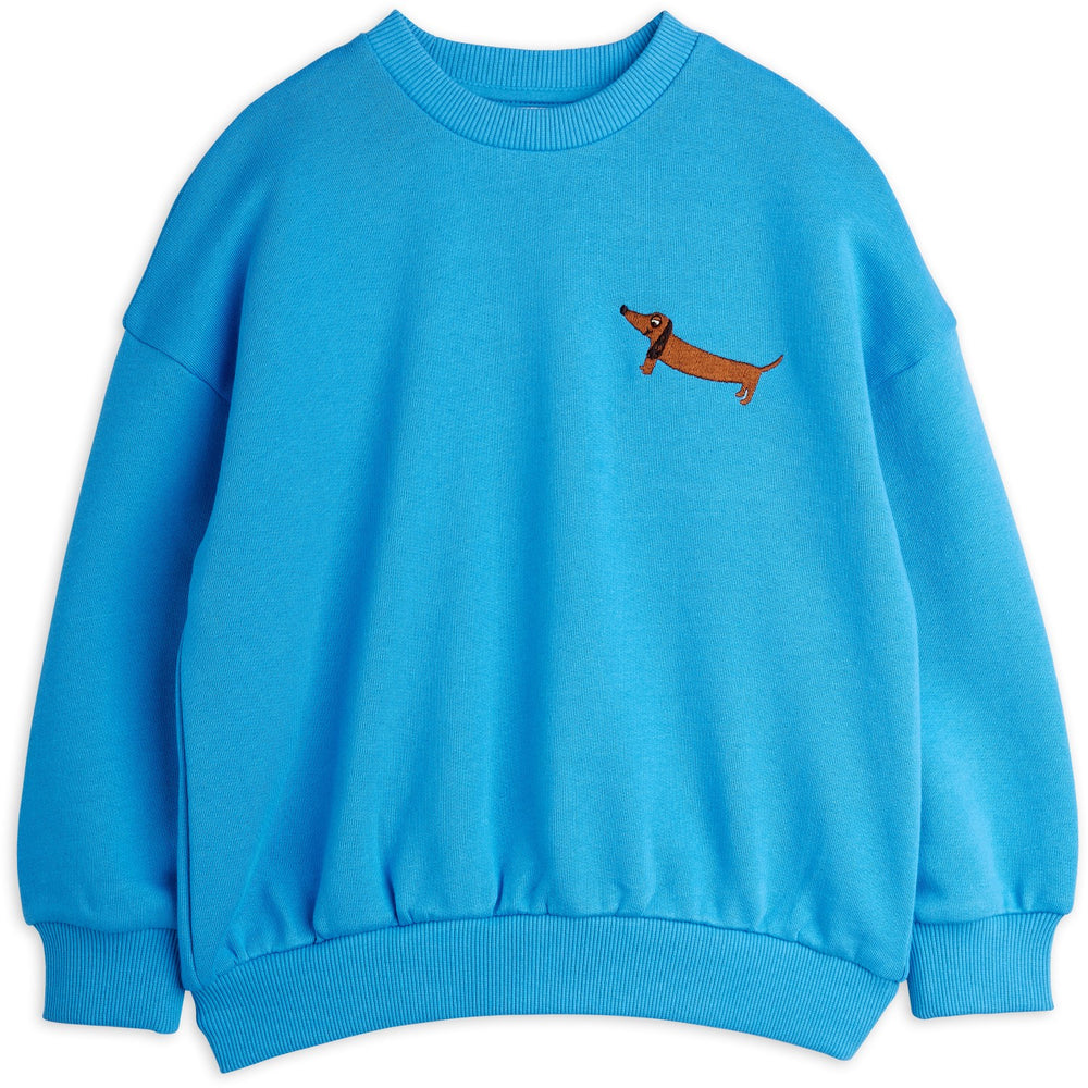 Køb Mini Rodini Blue Dog Emb Sweatshirt