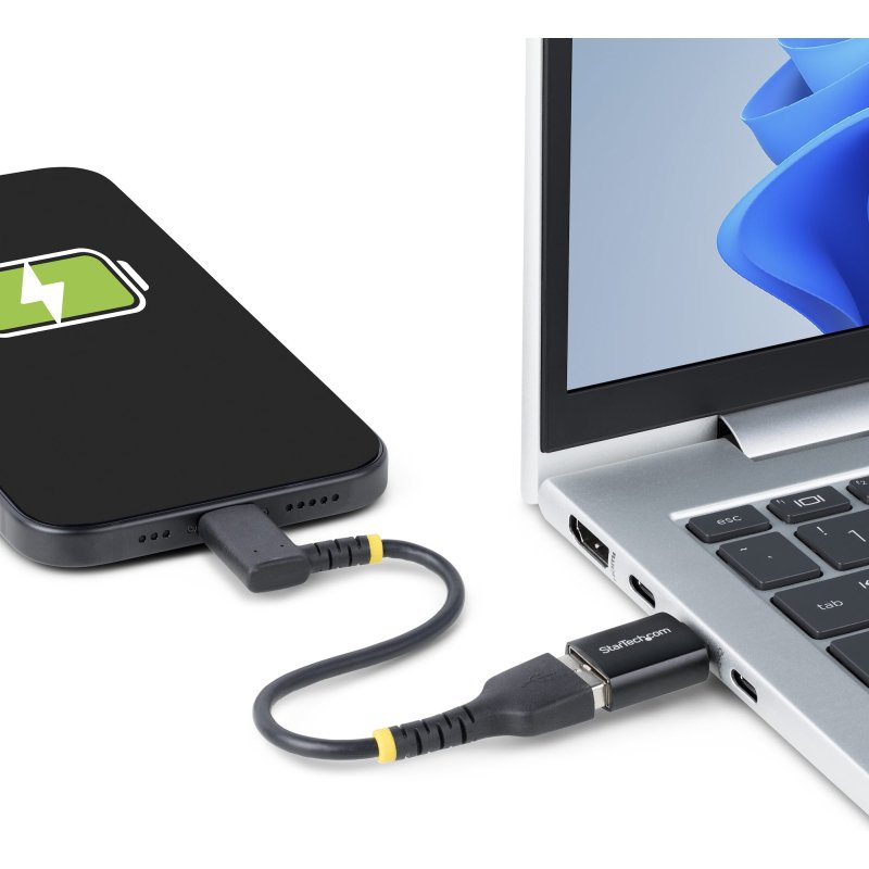 StarTech.com Adaptateur USB-C vers USB-A, USB 5Gbps, 3A, Convertisseur USB-C Mâle vers USB-A Femelle, Boîtier Métallique Durable - Compatible Thunderbolt