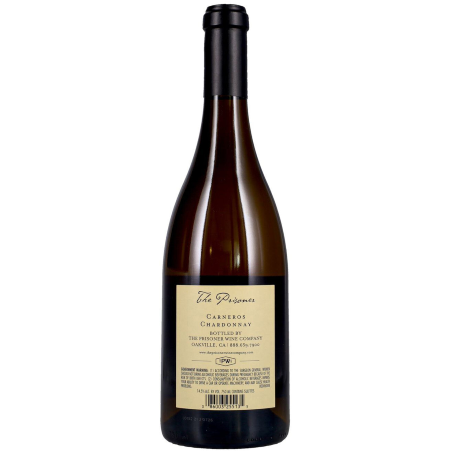 Chardonnay Napa Valley The Prisoner -75cl