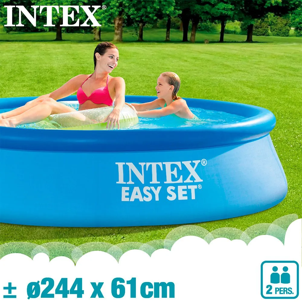 Intex Einfaches Set mit Filterkartuschenpumpe Pool 244x61 cm