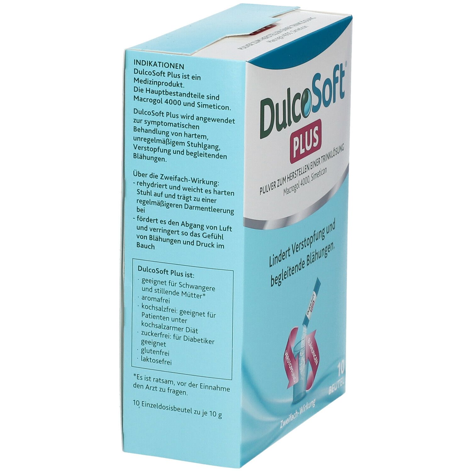 DulcoSoft Plus Abführmittel bei Verstopfung mit Blähungen