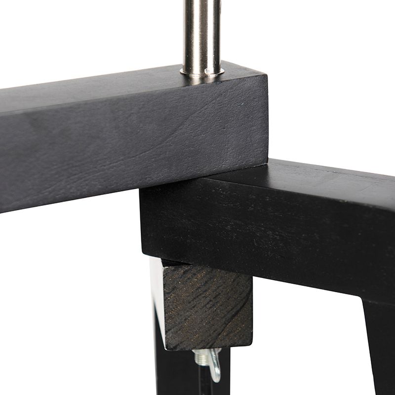 Vloerlamp tripod zwart met groene kap en goud 50 cm - Puros