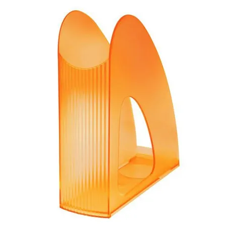 HAN Stehsammler TWIN, für Formate bis C4, 76 x 26 x 239 mm, transluzent-orange
