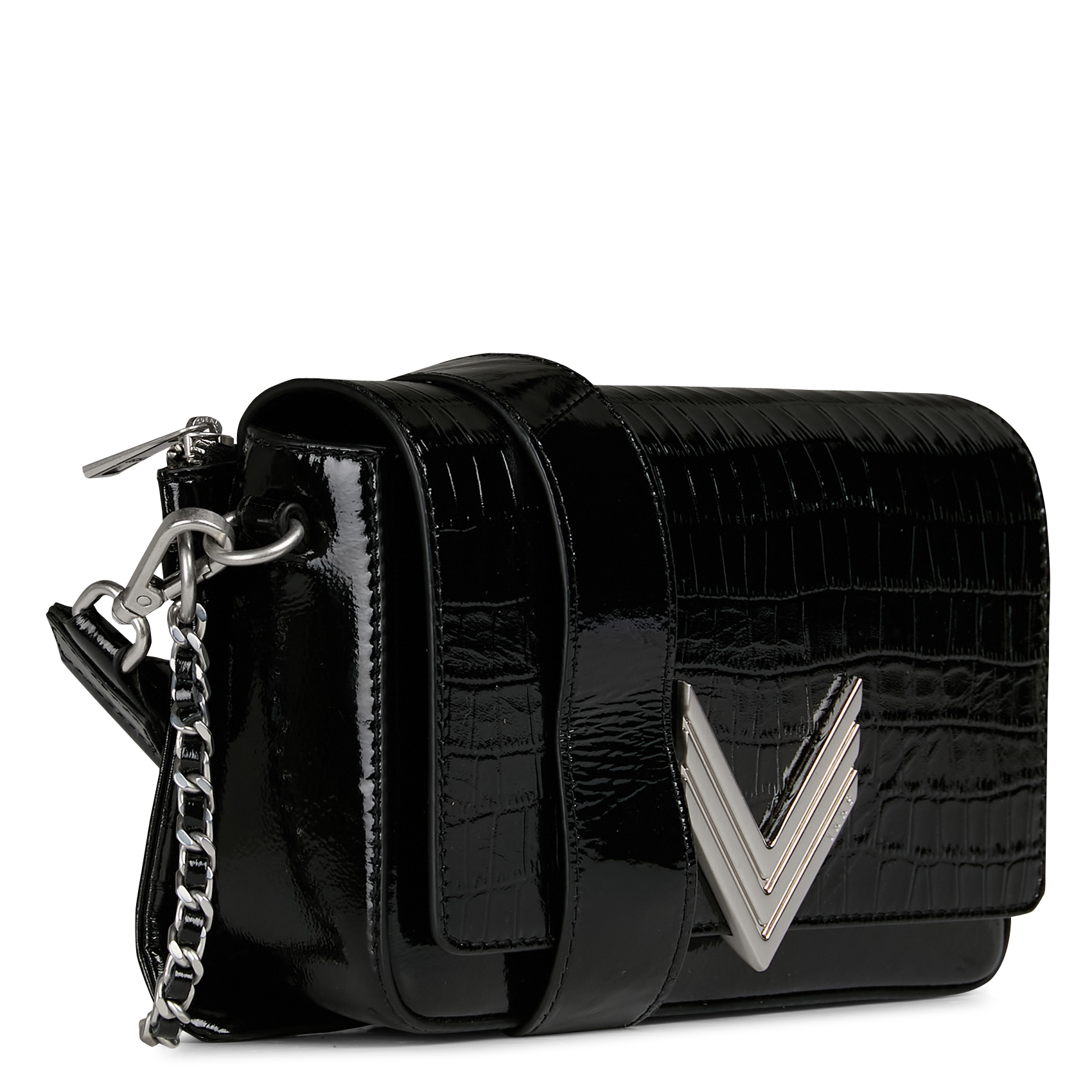 111 - Sac bandoulière en cuir | Noir