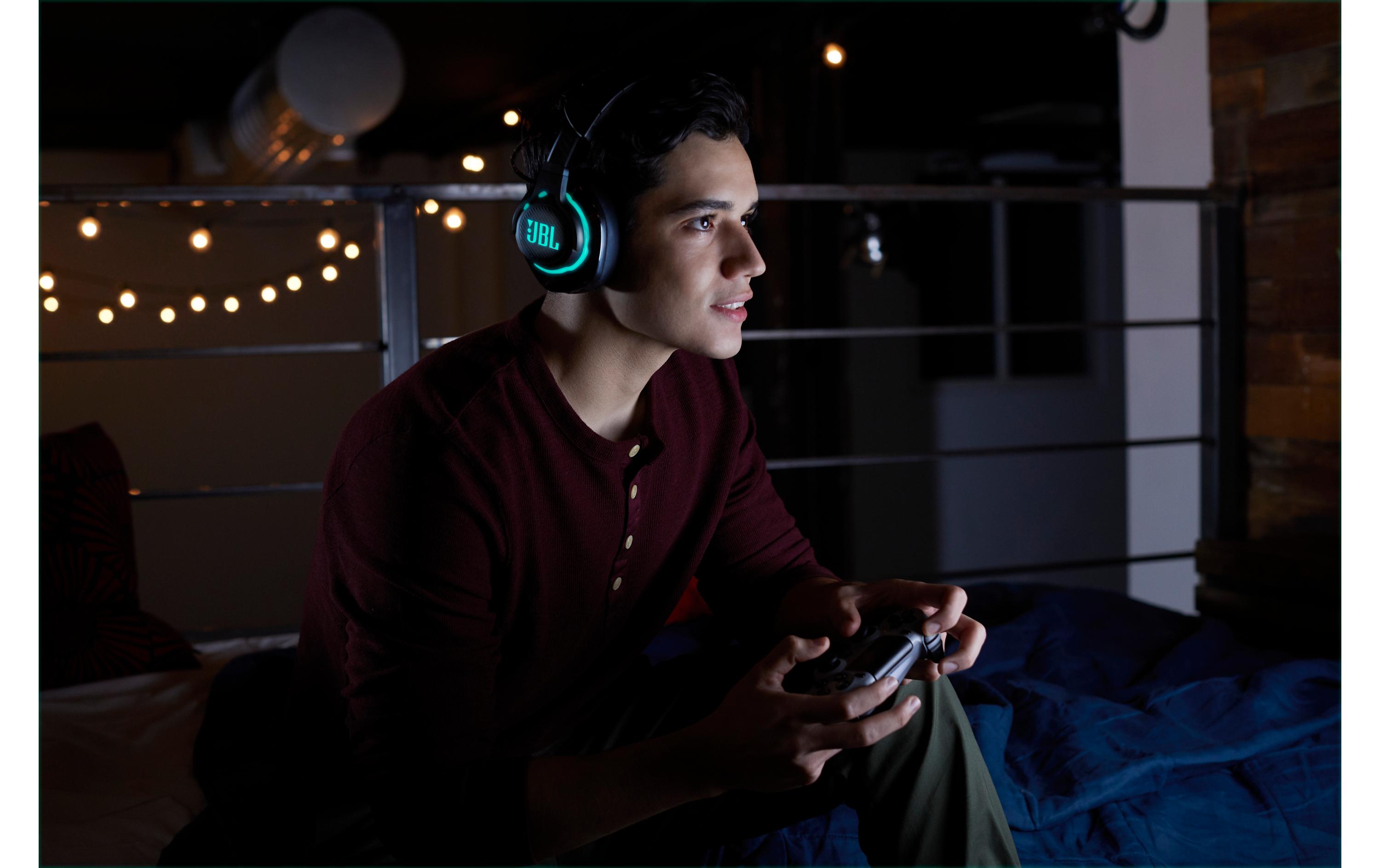 Headset Quantum 810 Wireless Schwarz<br>Kabelloses Over-Ear-Headset mit aktivem Noise-Cancelling und Bluetooth