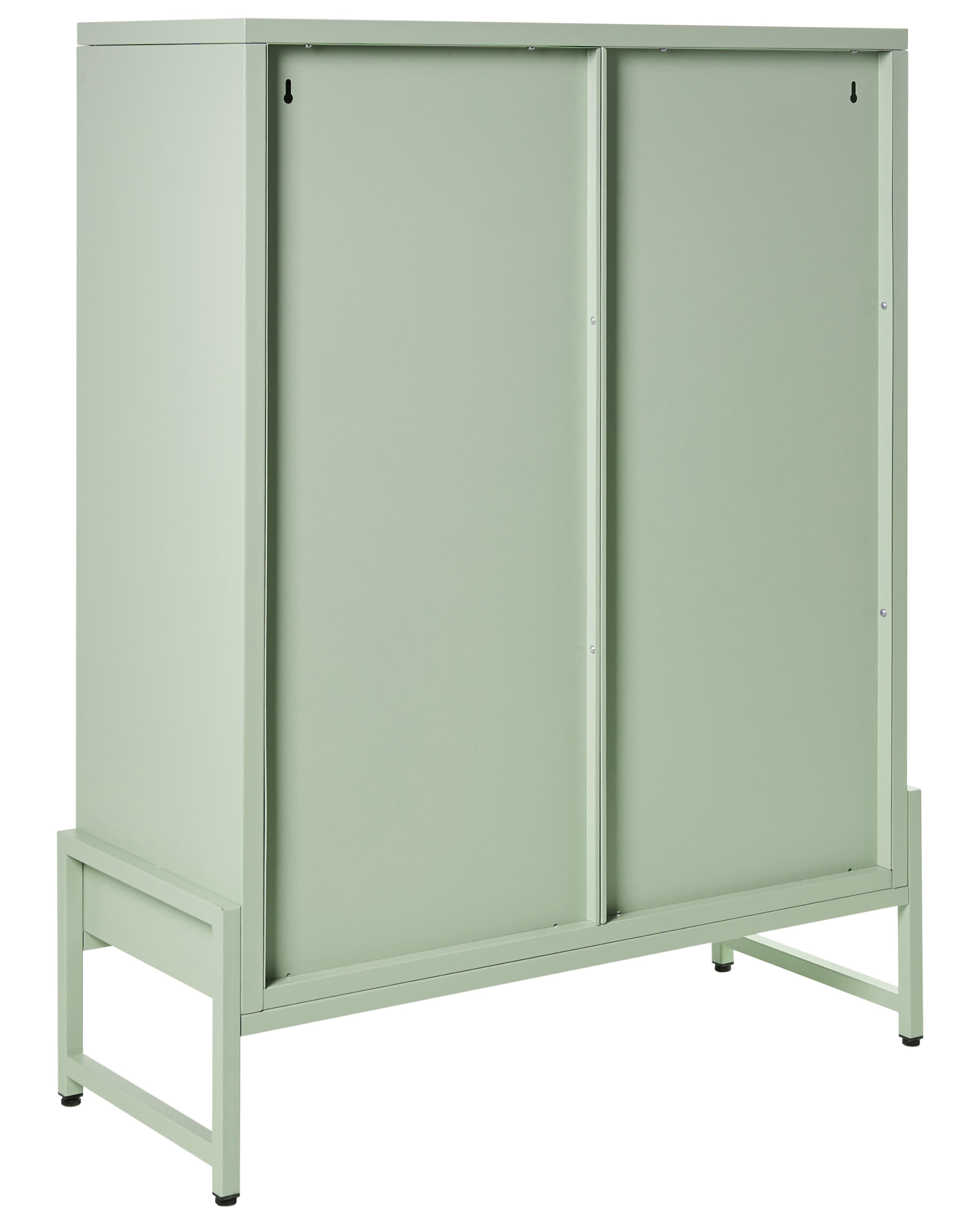 Dressoir met 2 deuren SOLETTA Metaal Mintgroen