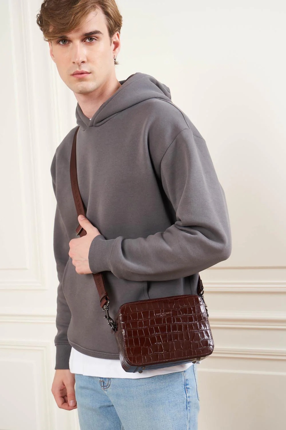Croco Homme-Sac trotteur