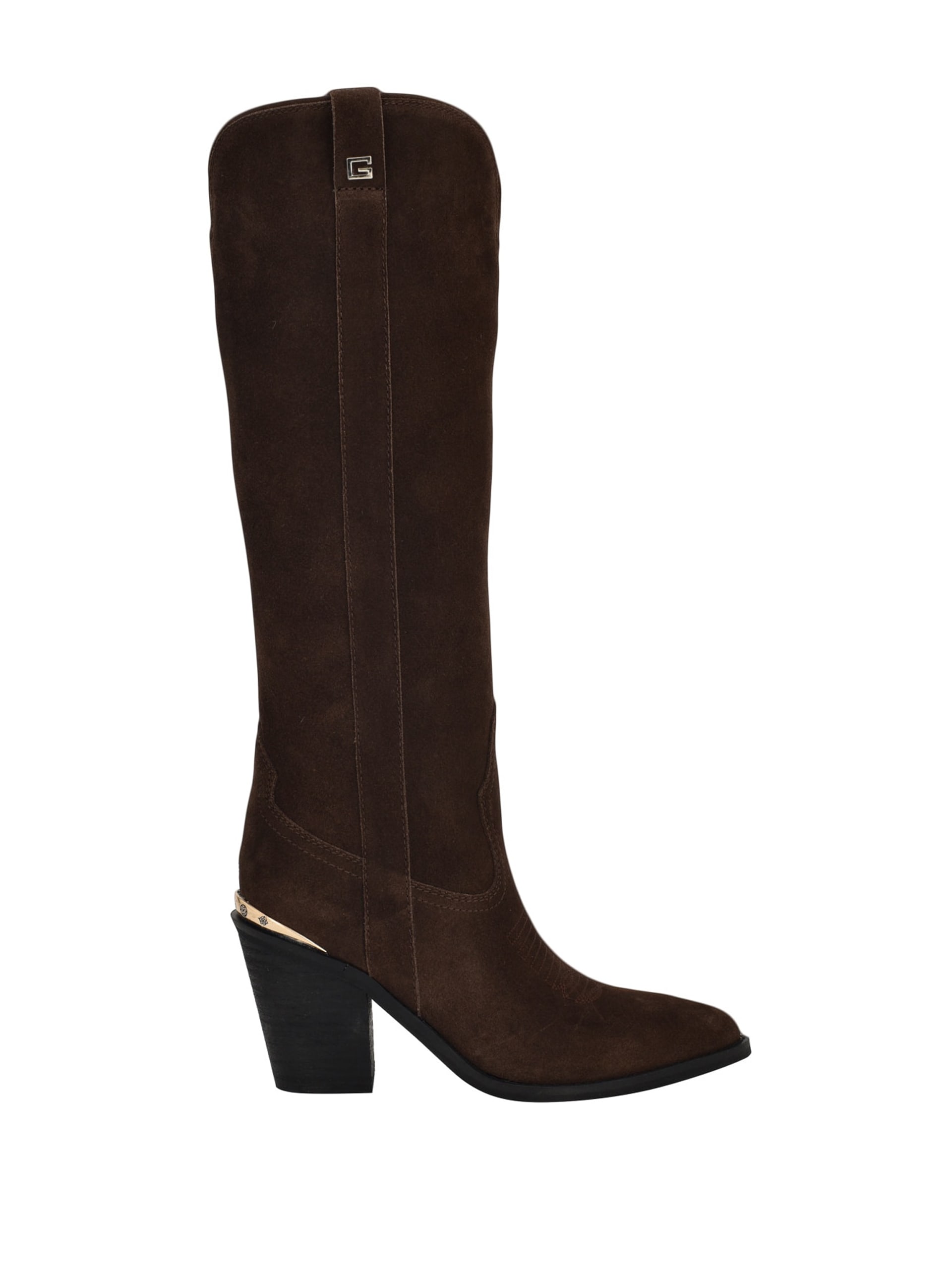 Botas Sashan de camurça até o joelho