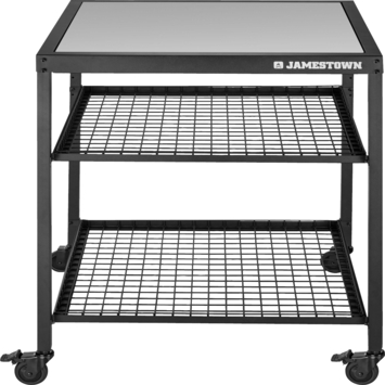 Jamestown barbecue tafel met schappen 78,5 x 79,5 x 18 cm