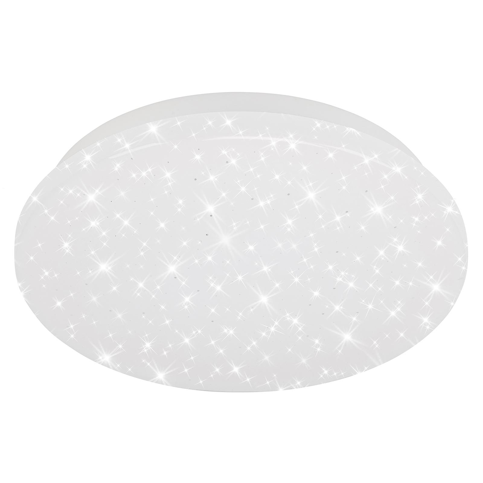 clever pick LED-Deckenlampe - weiß - mit Sternenoptik