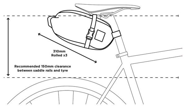 Sacoche de Selle Restrap Saddle Pack 4L Noir