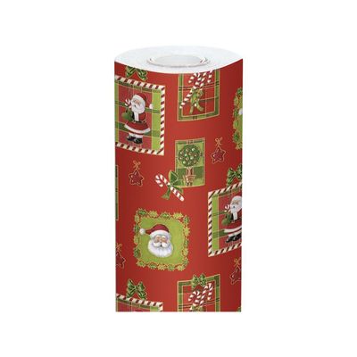 Clairefontaine Alliance - Papier cadeau - 70 cm x 50 m - 60 g/m² - motif Père Noël