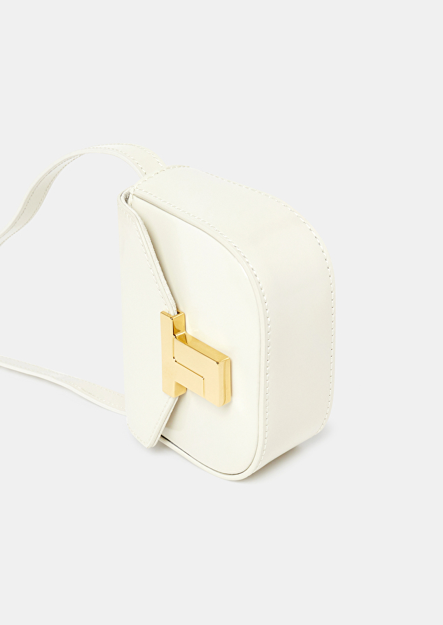 Sac 8 Bis miniécru en cuir